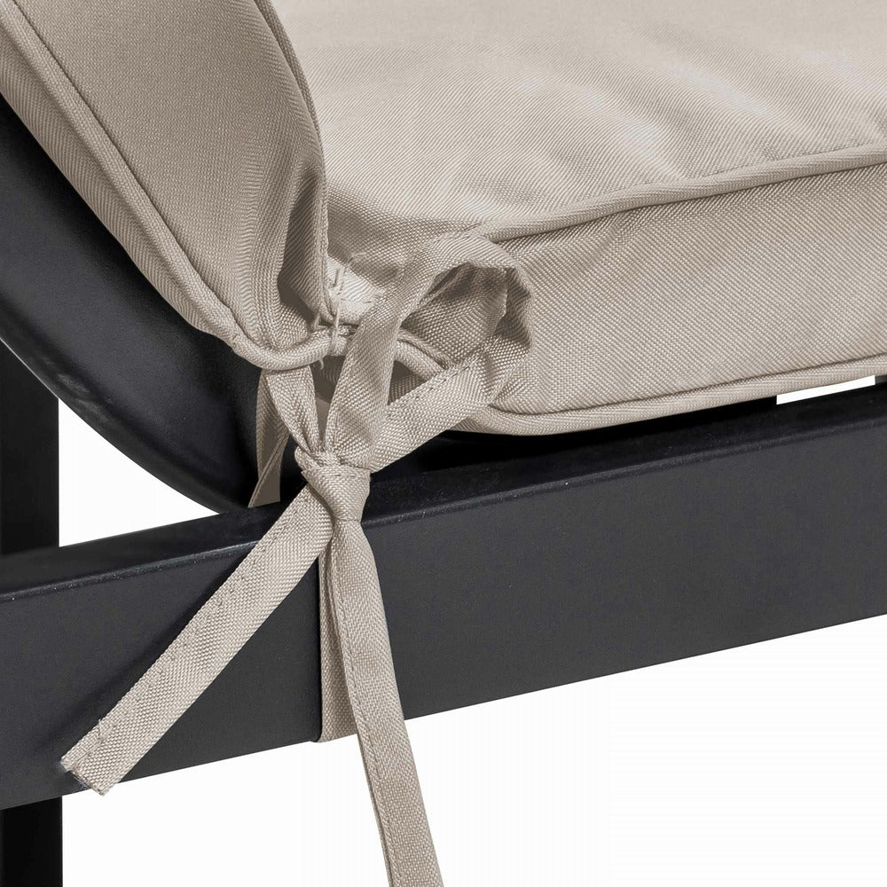  Coussin Bain De Soleil 186 X 53 X 5 Cm Taupe