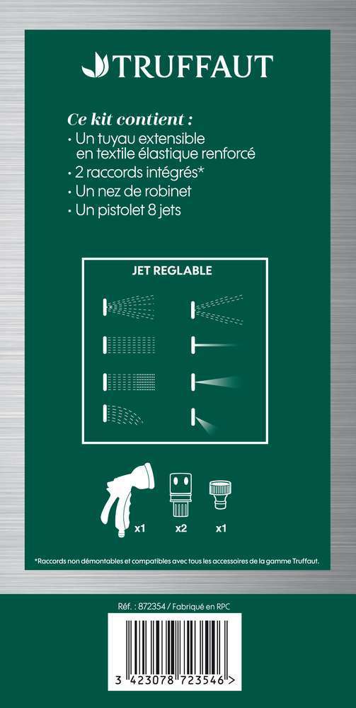  Tuyau D'arrosage Extensible 15m