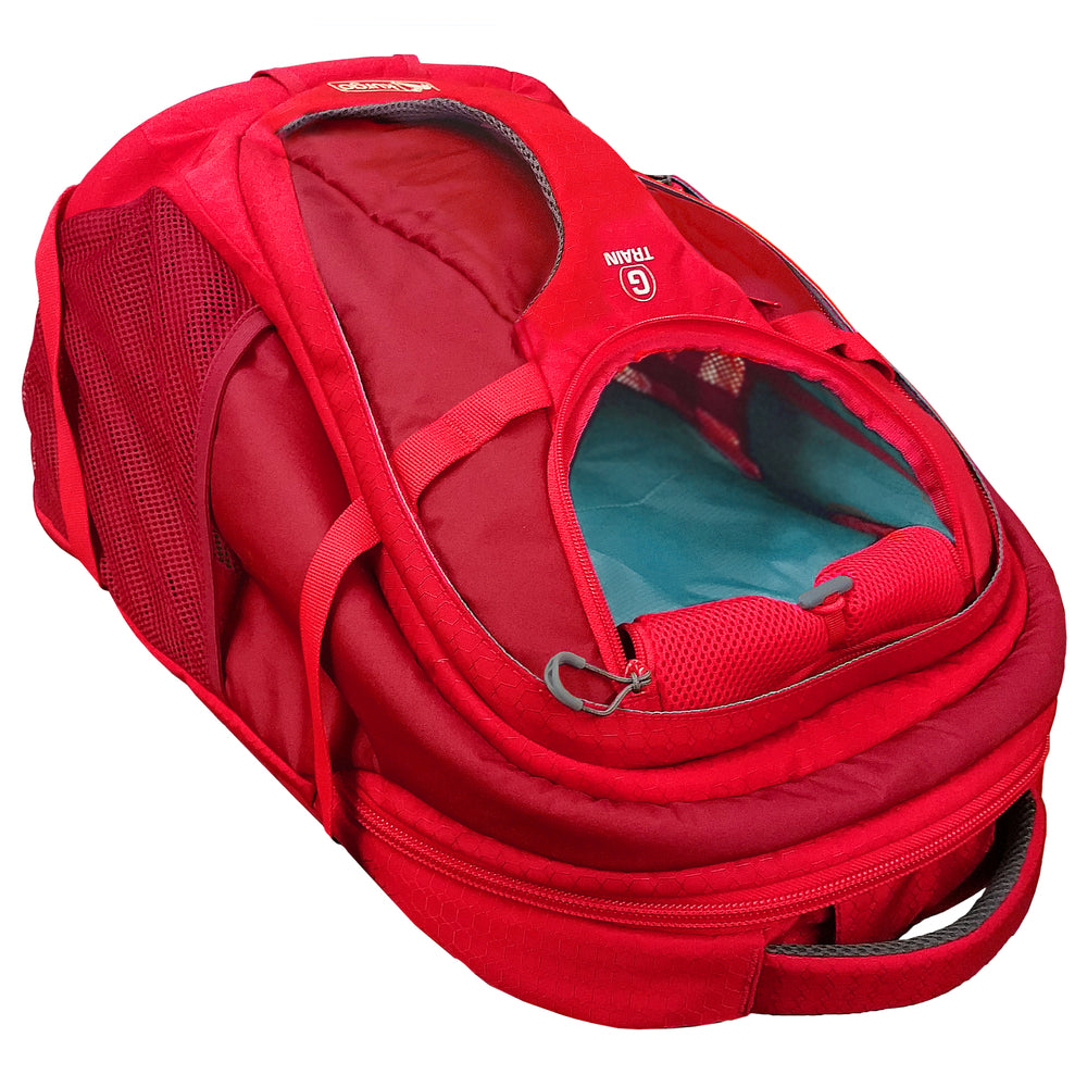 Kurgo Sac à Dos De Transport G-Train K9 Rouge Pour Chien