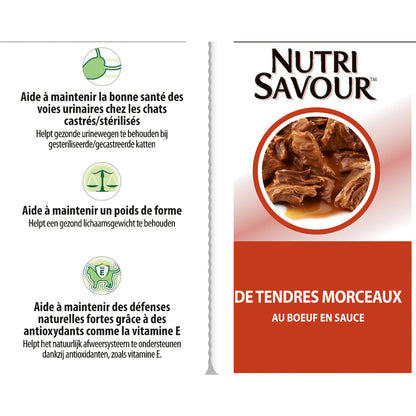  Proplan Sterilised 10x85g Bœuf En Sauce