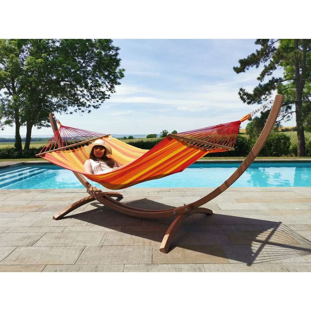 Hamac Brésilien 'Eskapade Sunny' Avec Support En Bois FSC