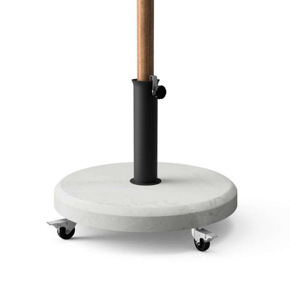  Pied Parasol HALTER Béton Moulé Anthracite 30 Kg Concept Haltère