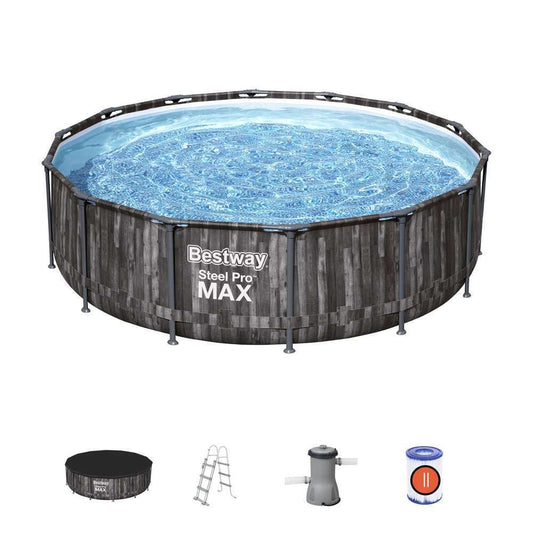 Bestway Piscine Hors-sol Tubulaire Steel Pro Max - 427x107 Cm