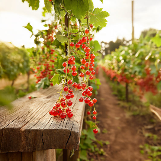  Groseillier à Grappes - Set De 4 - Ribes Rubrum - Hauteur 50-60cm - ⌀15cm