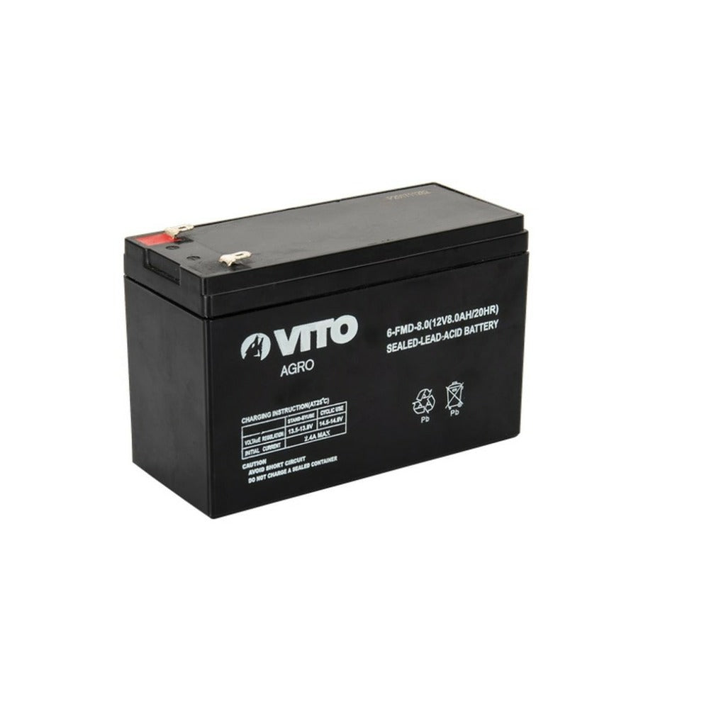  Batterie De Rechange Pour Pulvérisateur à Batterie Vito 12v/8ah 16l 6 Bars