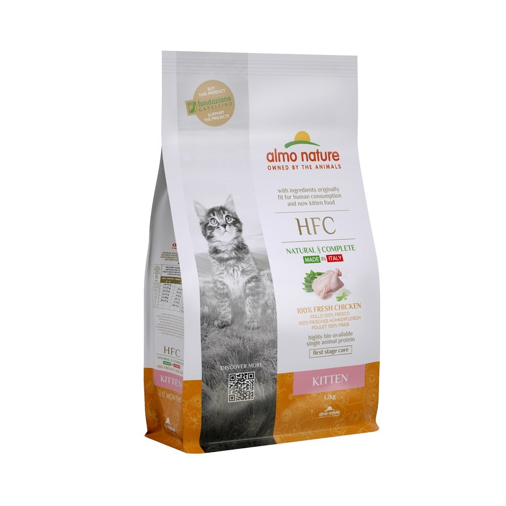 Almo Nature Croquettes Poulet Frais Pour Chaton 1,2Kg