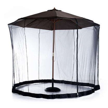 OUTSUNNY Moustiquaire Cylindrique Pour Parasol - Diam. 3m