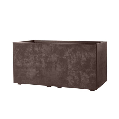  Bac Muret Millenium à Réserve D'eau En Plastique Brownstone - 79x39cm