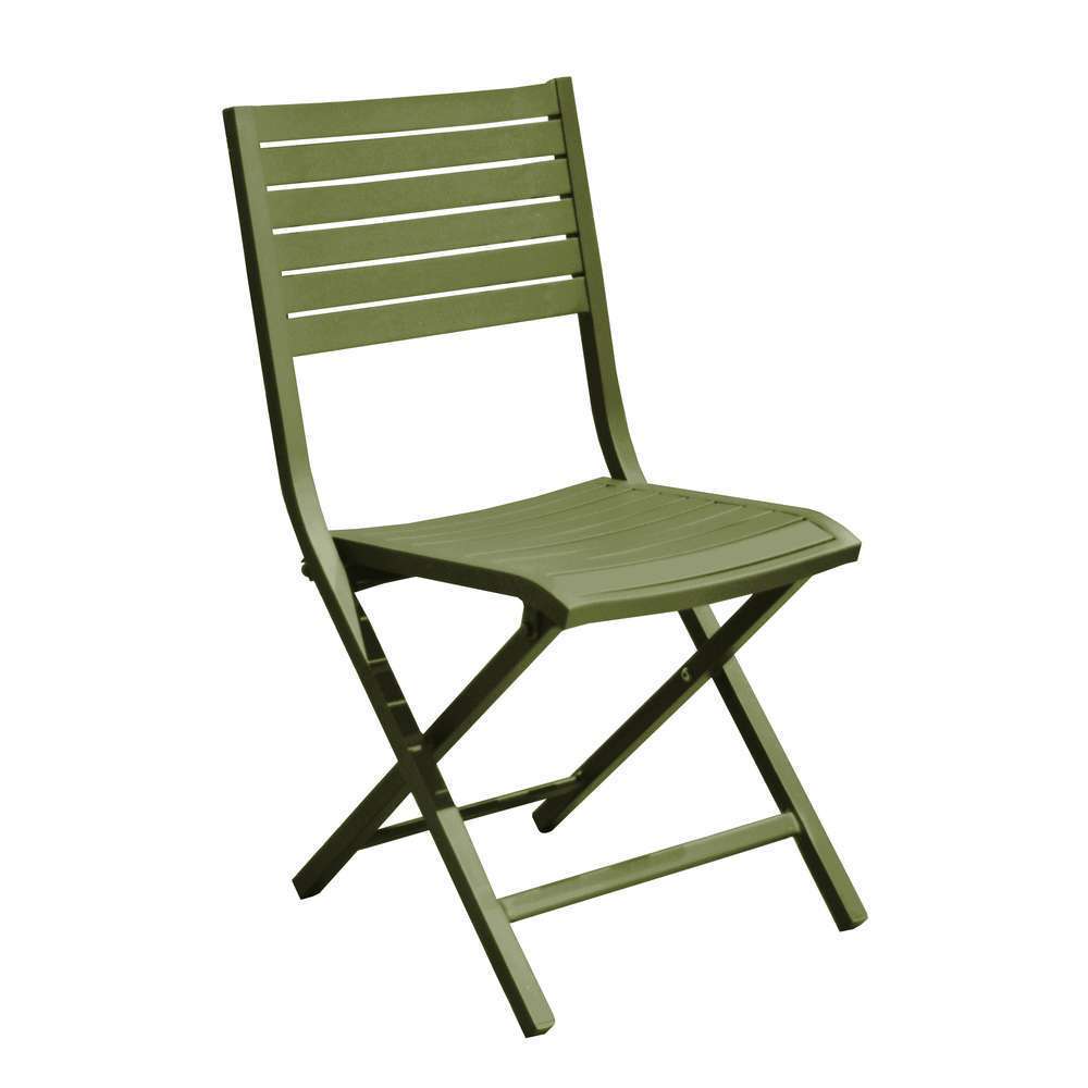  Chaise Lucca Vert 53X46 H 87 Cm