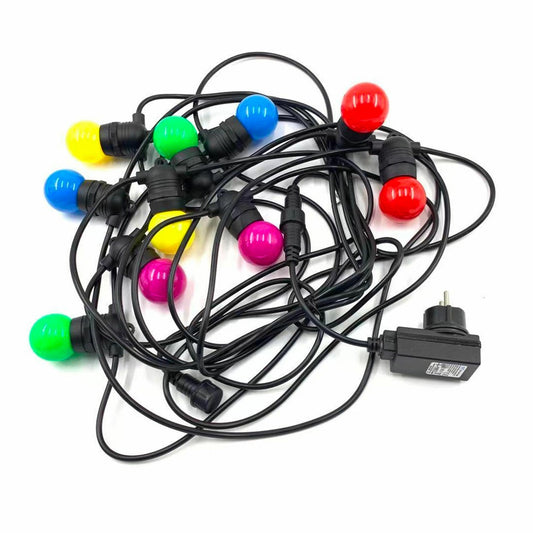  Guirlande Guinguette Plastique Noir 10m