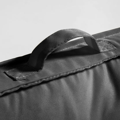  Coussin Palette Dossier Polyester Anthracite 60 X 40 X 12 Cm