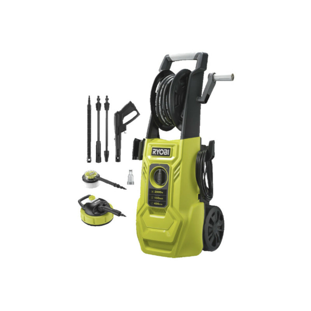  Nettoyeur Haute Pression Ryobi - 150 Bars - 2000w - Ry150pwa