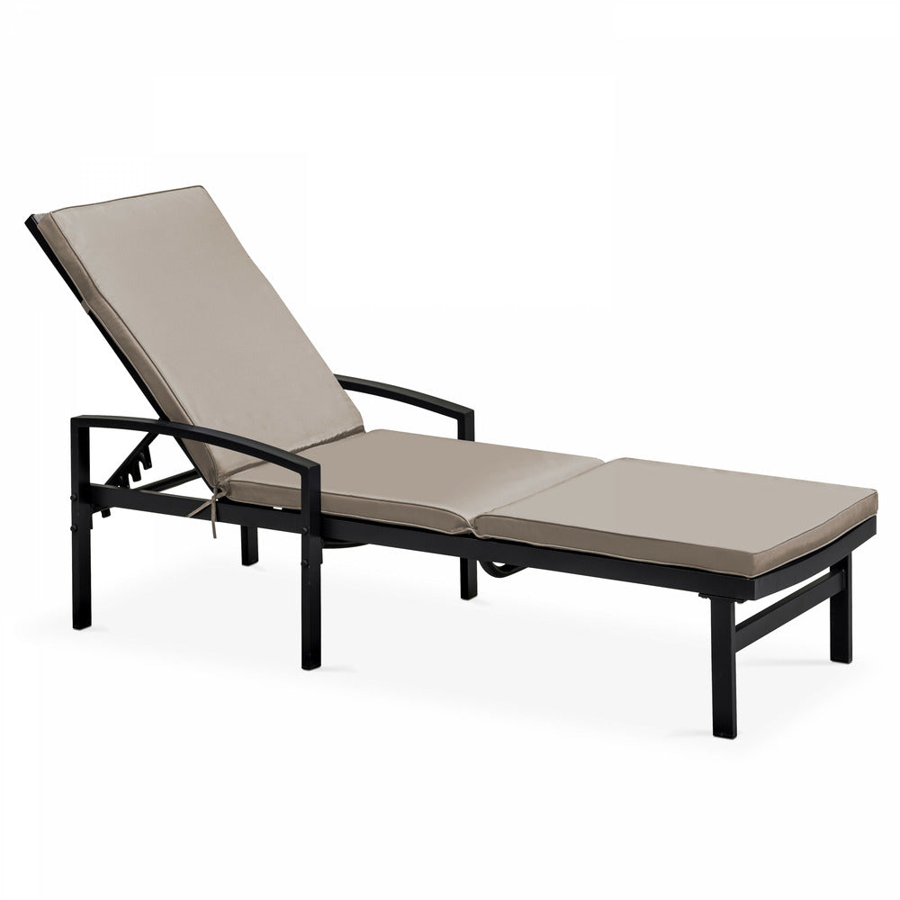  Coussin Bain De Soleil 186 X 53 X 5 Cm Taupe