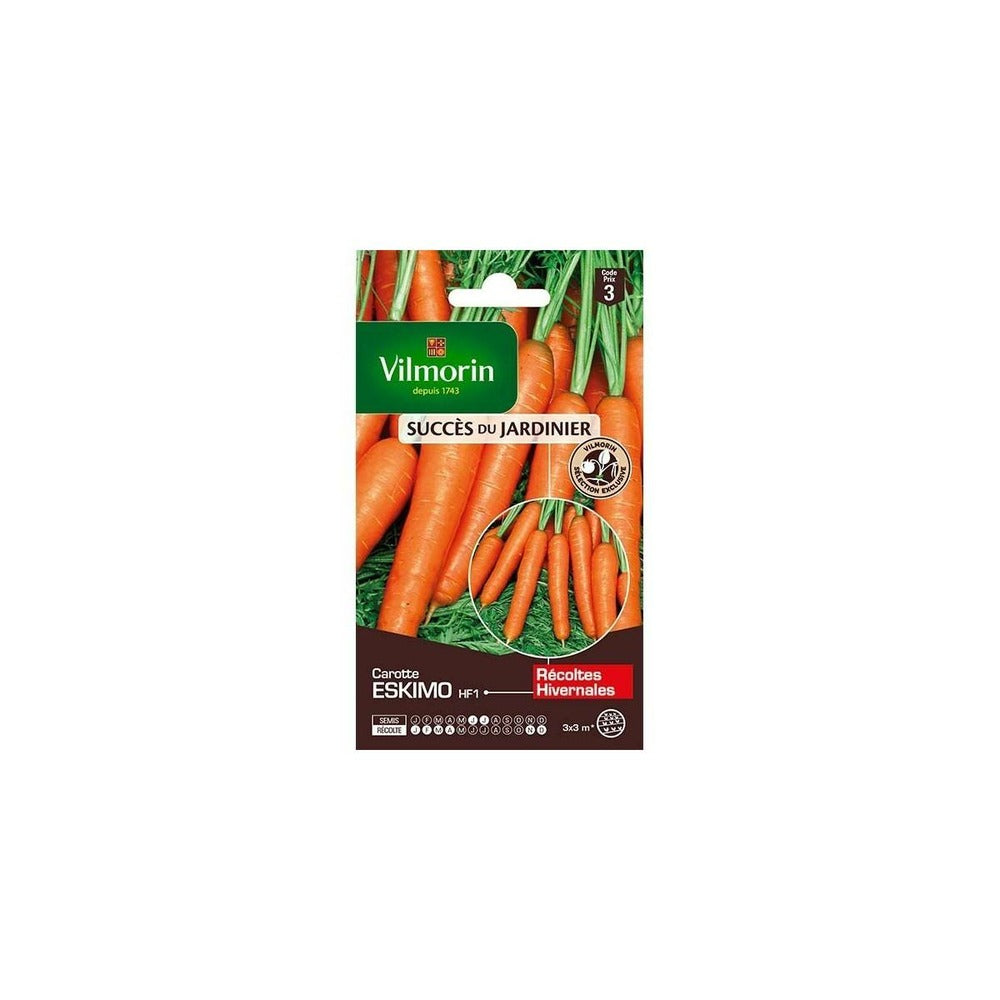  Sachet Graines Carotte Eskimo Hf1