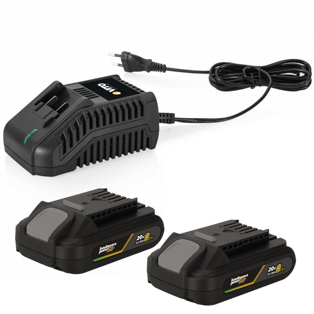  Taille Haies Sans Fil 20v Vito Lame 51cm + 2 Batteries 2ah + Chargeur Rapide