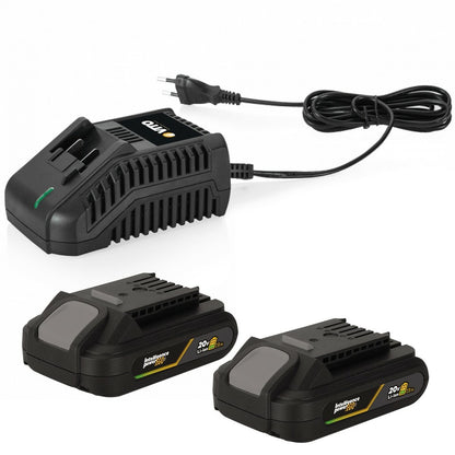  Taille Haies Sans Fil 20v Vito Lame 51cm + 2 Batteries 2ah + Chargeur Rapide