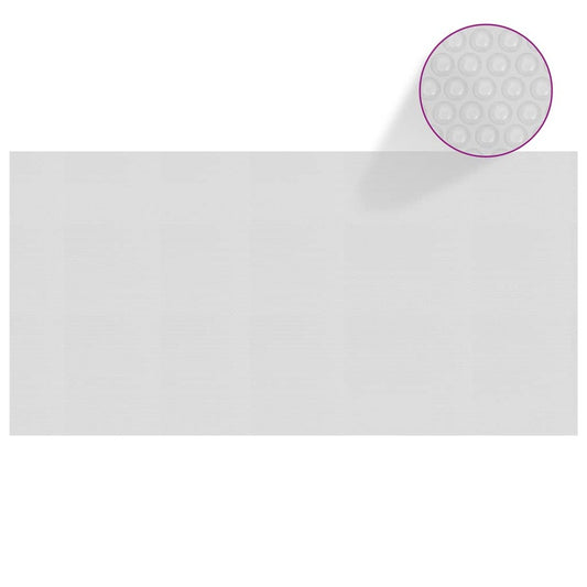 VIDAXL Film Solaire De Piscine Flottant Pe 1200x600 Cm Gris