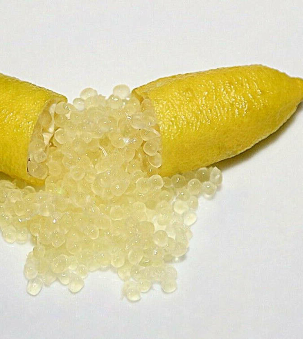  Microcitrus Australasica Pulpe Jaune (caviar De Citron) Pot De 9 Litres -140/160 Cm
