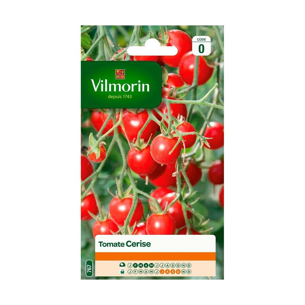  Sachet De Graines Tomate Cerise Vilmorin 0,2gr