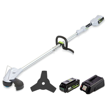  Coupe Bordure Et Débroussailleuse Sans Fil 40v 2.5 Ah 2en1 Lithium Warrior