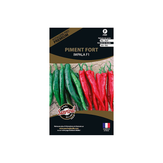  Graines Potagères Premium Piment Fort Impala