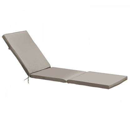  Coussin Bain De Soleil 186 X 53 X 5 Cm Taupe