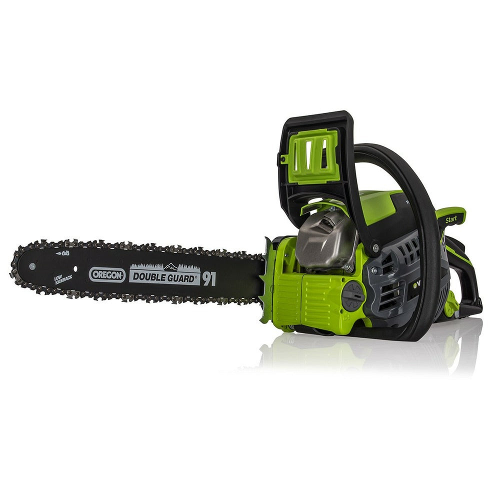  Tronconneuse Thermique 37cm3 Vito 1.55 Kw Moteur 2t - Guide-chaîne Lame 40 Cm