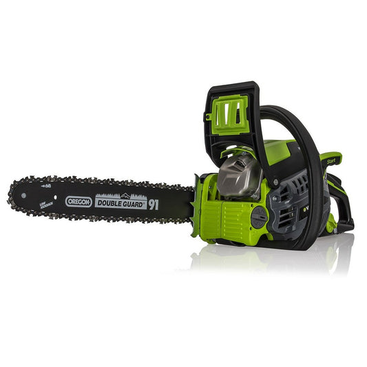  Tronconneuse Thermique 37cm3 Vito 1.55 Kw Moteur 2t - Guide-chaîne Lame 40 Cm