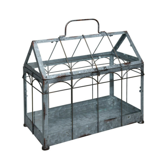 ESSCHERT DESIGN Mini Serre Fer Et Verre 36 Cm Longueur