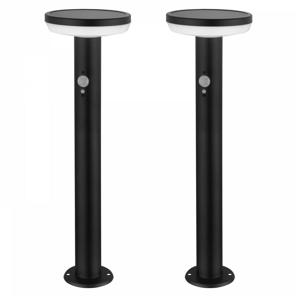  Lot De 2 Bornes à Fixer Solaire Led