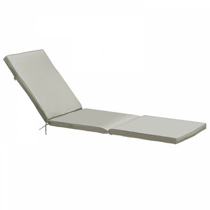  Coussin Bain De Soleil Polyester écru 186x53x5 Cm